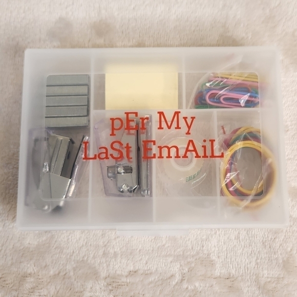 Per My Last Email Mini Desk Set - Picture 1 of 6